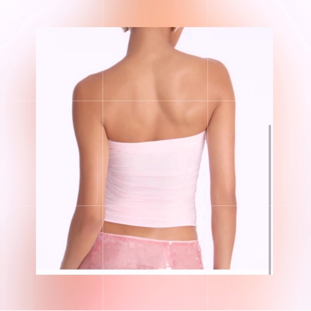 ✨Strapless Tube Top in Light Pink🌸 - Picture 2 of 2